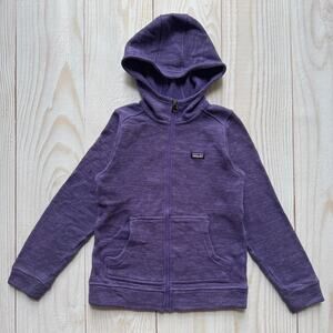 Patagonia Better Sweater Youth XL 14 Hoodie Full Zip Jacket Heather Purple
